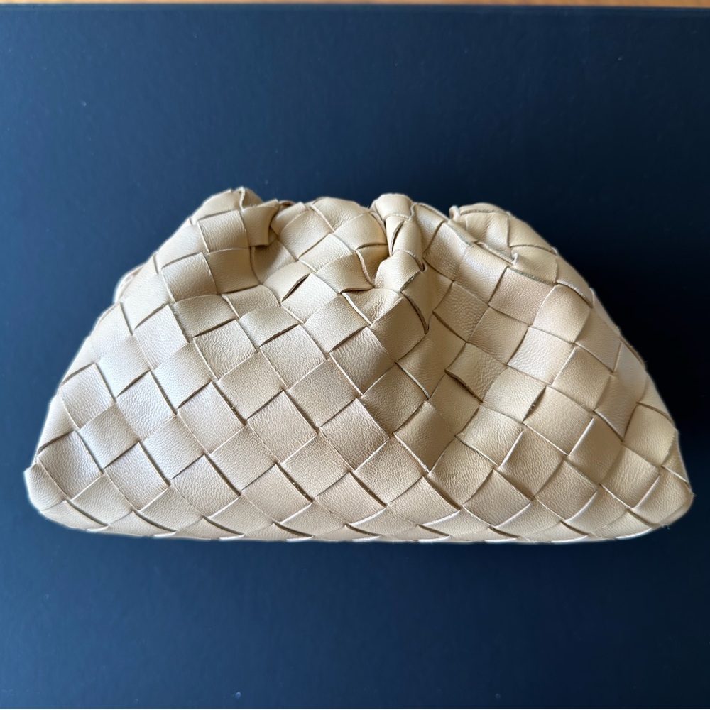 Bottega Veneta Mini Pouch in Almond